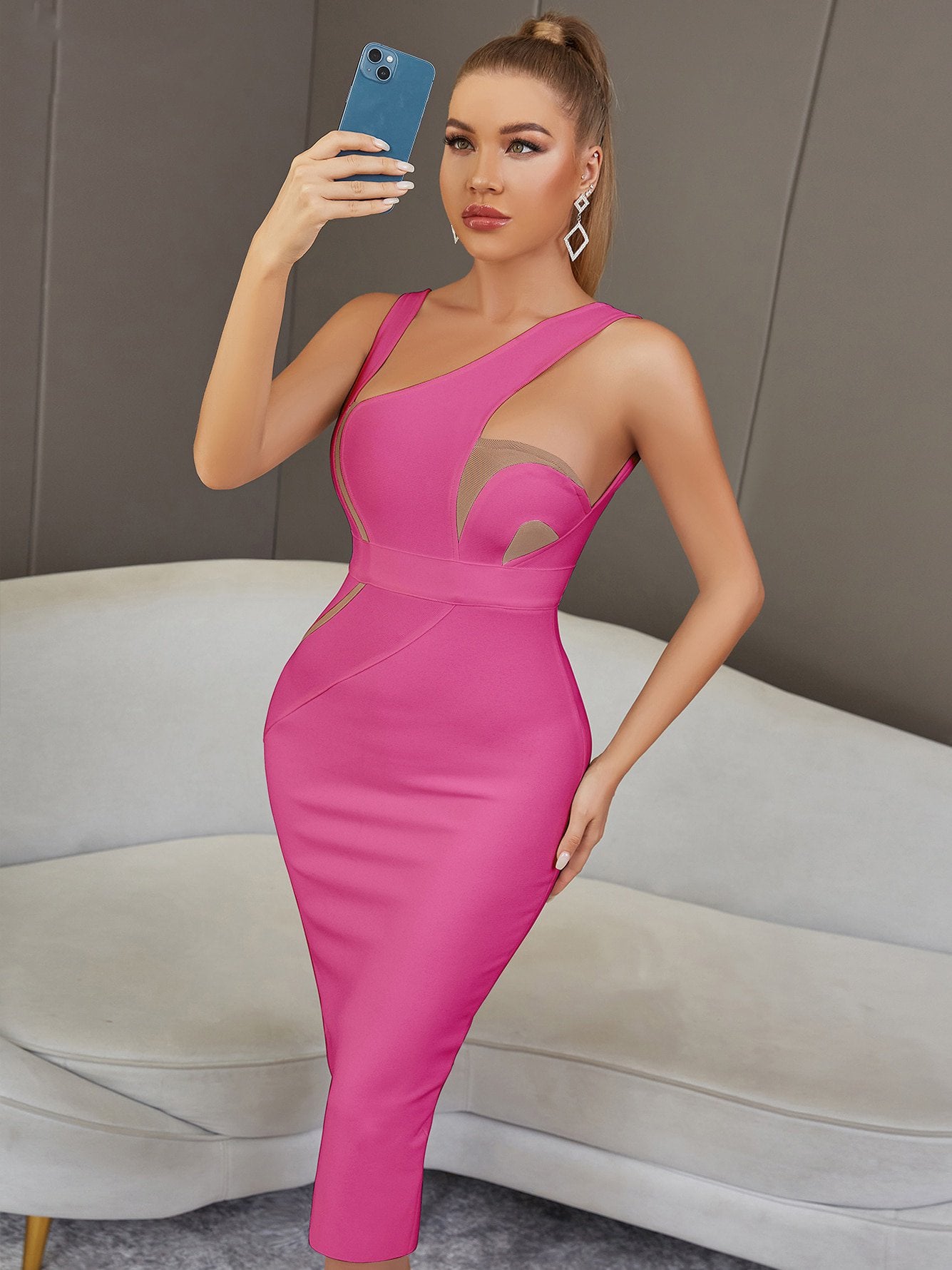 Pretty Sure Pretty Midi Dress