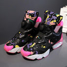 Cute Abstract Print Women Platform High Top Sneaker