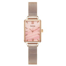 Falling Back Bracelet Rectangular Watch