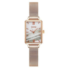 Falling Back Bracelet Rectangular Watch