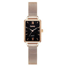 Falling Back Bracelet Rectangular Watch