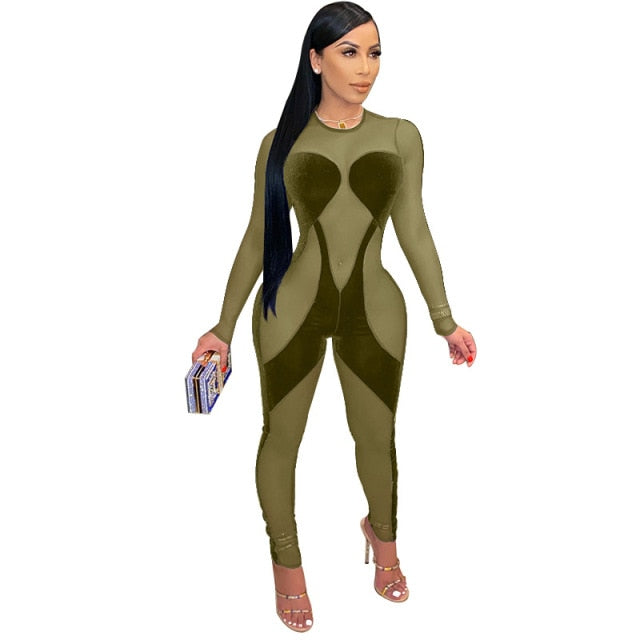 Bad Blood Mesh Jumpsuit