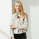 Out Of Focus Faux Leather Jacket