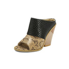 Rome Colorful Snake Printed Heeled Sandal