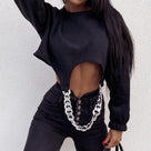 Said Nothing Else Crop Top