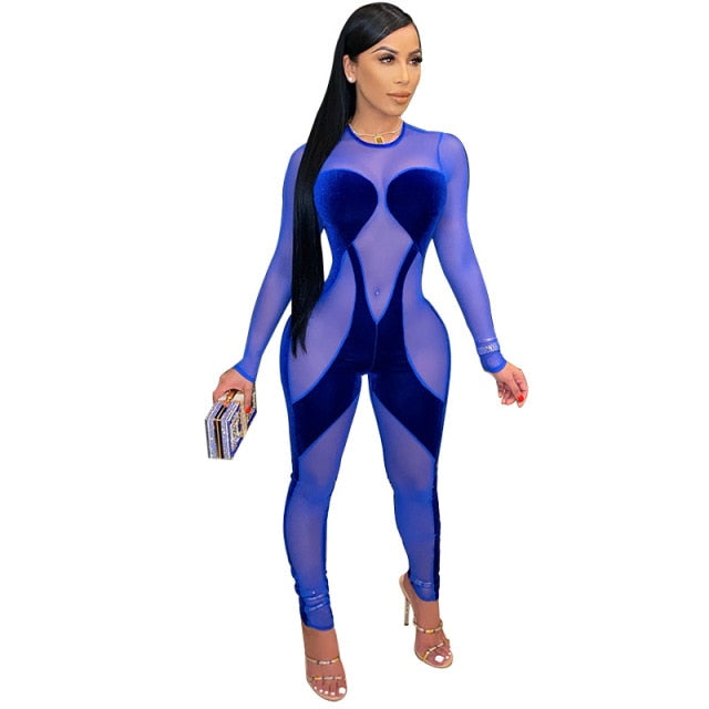 Bad Blood Mesh Jumpsuit