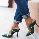 Shining Golden Ring Scarpin Shoes