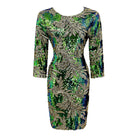 Keep On Floral Glitter Mini Dress