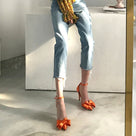 My Butterfly Ankle Strap Heels