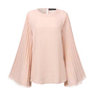 Work Hard to Get Flare Chiffon Blouse
