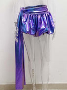 So Shinning Metallic Shorts