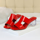 Sit Still, Look That Pretty Clear Heels