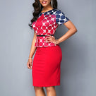 Let's Go To Work Peplum Dress