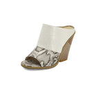 Rome Colorful Snake Printed Heeled Sandal