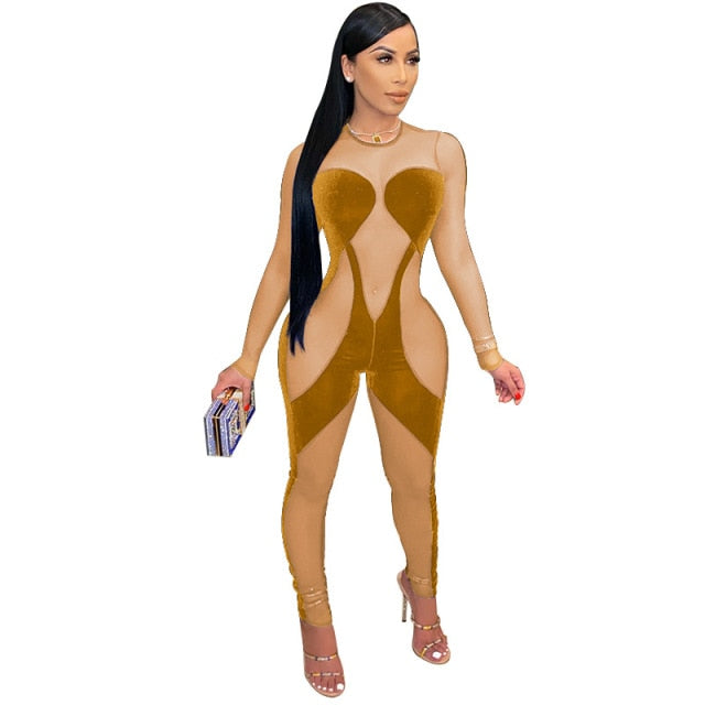 Bad Blood Mesh Jumpsuit