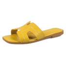 Enjoy The Leather Flat Sandal