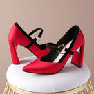 She Confident Square Stiletto Shoes