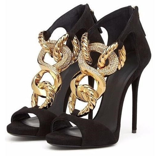Into the Night Heeled Sandal