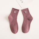 Smiley Face Anklets Socks