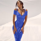 Set Fire Mid Calf Dress